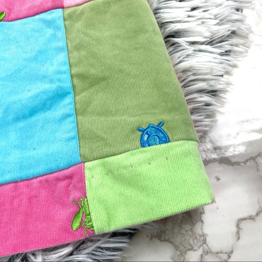 Lily Pulitzer Multicolor Patchwork Embroidered Co… - image 6